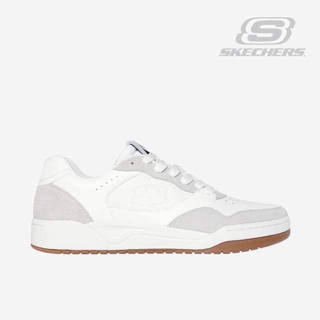 ・SKECHERS｜Koopa Court Volley Low Varsity/ スケッチャーズ/クーパ コート バレー ロー バーシティ/ホワイト #