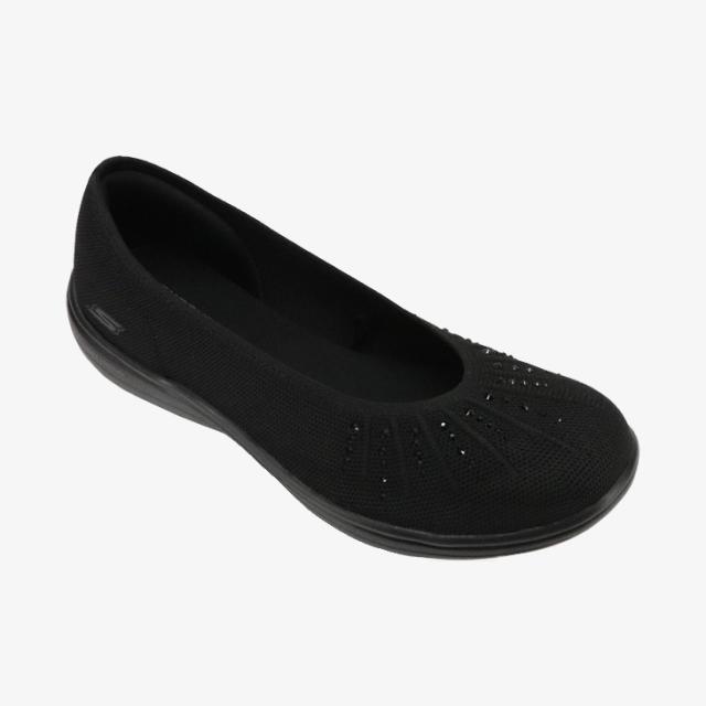 ・SKECHERS｜W On-The-Go Flex Radiant Summer/ スケッチャーズ/オンザゴー フレックス ラディアント サマー/ブラックｘブラック #