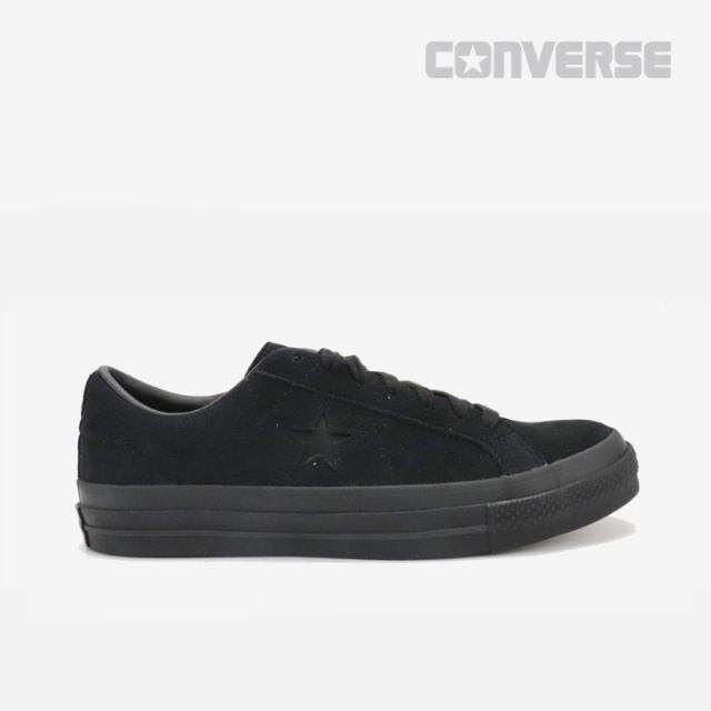 ・CONVERSE｜One Star Suede/ コンバース/ワン スター スエード/ブラックｘモノクローム #