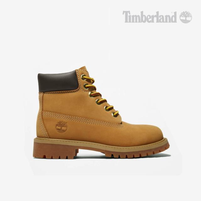 ・TIMBERLAND｜K Premium 6inch Lace WP Boot Nubuck Youth/ ティンバーランド/プレミアム 6インチ レース ウォータープルーフ ブーツ ヌバック ユース/ウィート #