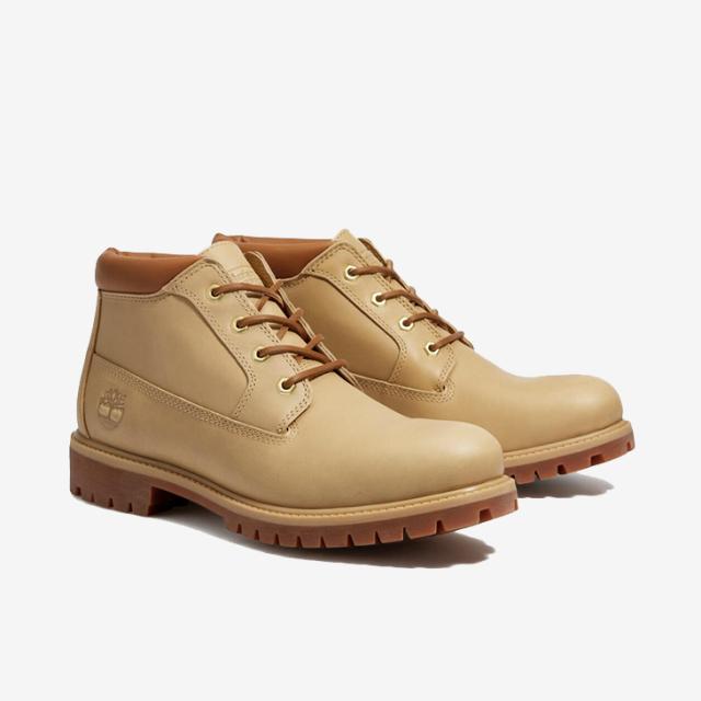 ・TIMBERLAND｜Premium WP Chukka Boot Full Grain Leather/ ティンバーランド/プレミアム ウォータープルーフ チャッカ ブーツ フル グレイン レザー/ミディアムベージュ #
