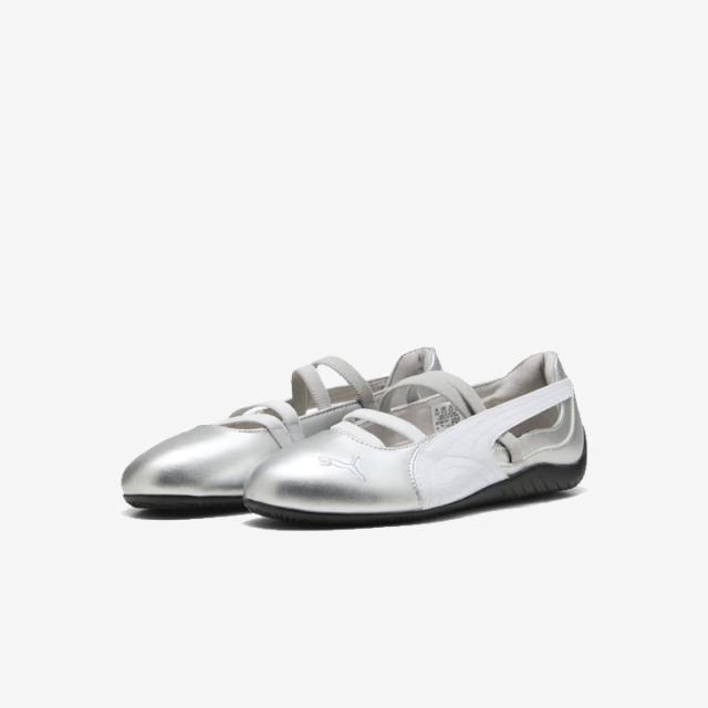 ・PUMA｜W Speedcat Ballet Metallic Leather/ プーマ/スピードキャット バレエ メタリック レザー/プーマシルバーｘプーマホワイト #_7