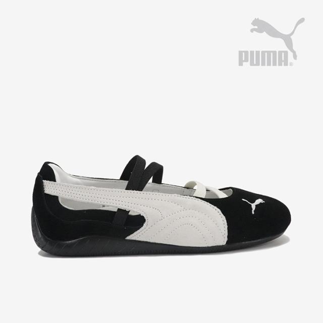 ・PUMA｜W Speedcat Ballet Suede/ プーマ/スピードキャット バレエ スエード/プーマブラックｘプーマホワイト #