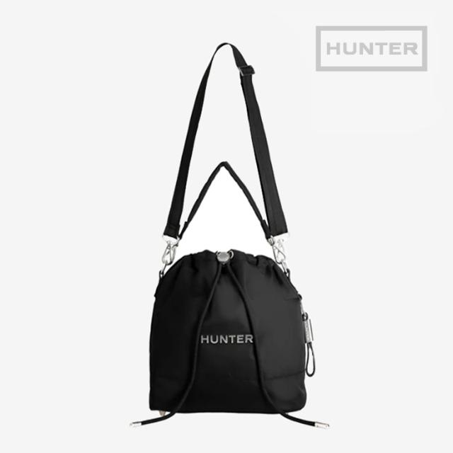・HUNTER｜Premium Nylon Bucket Shoulder/ ハンター/プレミアム ナイロン バケット ショルダー/ブラック #