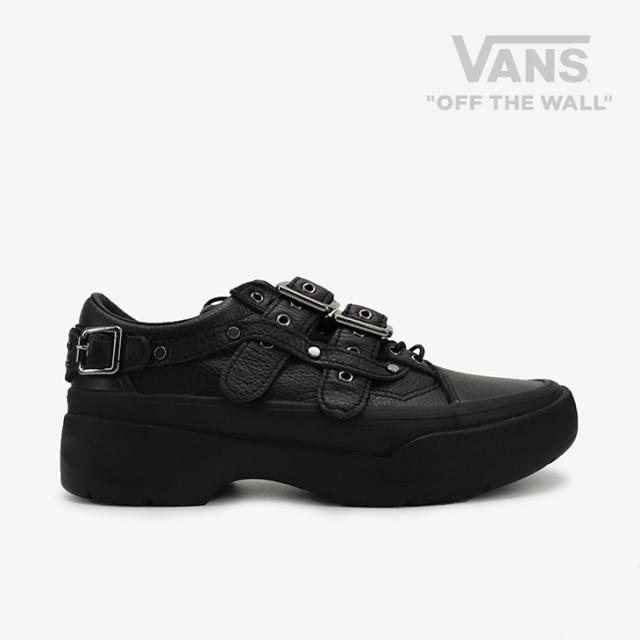 ・VANS Premium｜ｘEfron Danzig Old Skool Lx Buckle Leather/ ヴァンズ/エフロン ダンジグ プレミアム オールド スクール ラックス バックル プラットフォーム レザー/ブラック #