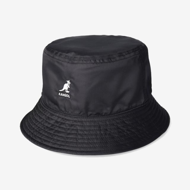 ：KANGOL｜Japan SMU Faux Leather Reversible Short Bucket Hat/ カンゴール/ジャパン リミテッド フェイク レザー リバーシブル ショート バケット ハット/ブラック #_3
