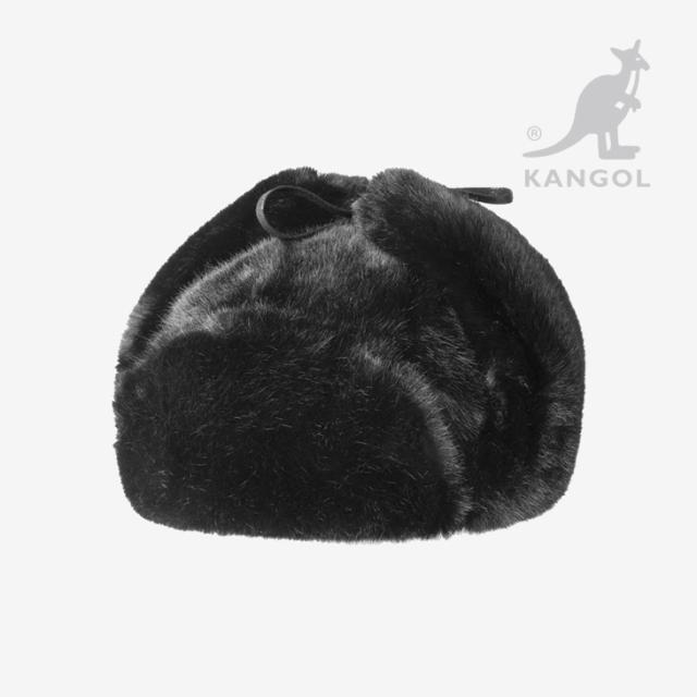 ：KANGOL｜Faux Fur Trapper/ カンゴール/フェイク ファー トラッパー/ブラック #