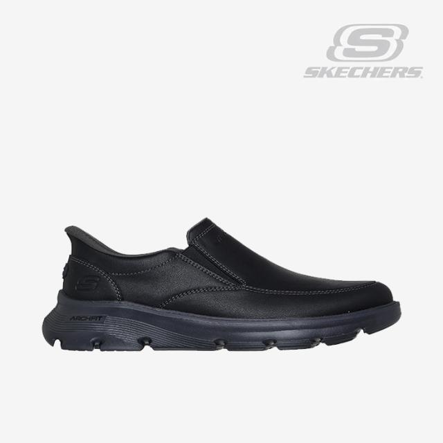 ・SKECHERS｜Slip-Ins Arch Fit Garza Umar Relaxed Fit/ スケッチャーズ/スリップインズ アーチ フィット ガルザ ウマール リラックスド フィット/ブラック #