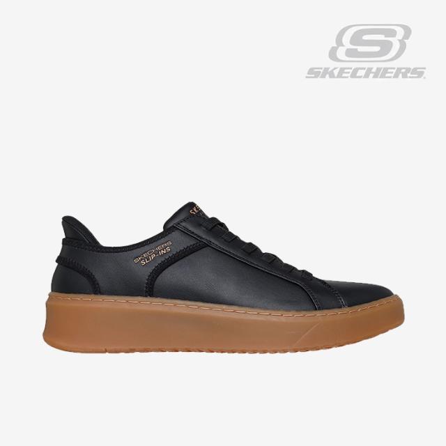 ・SKECHERS｜Slip-Ins Court Break Double Vented/ スケッチャーズ/スリップインズ コート ブレイク ダブル ベンテッド/ブラックｘナチュラル #