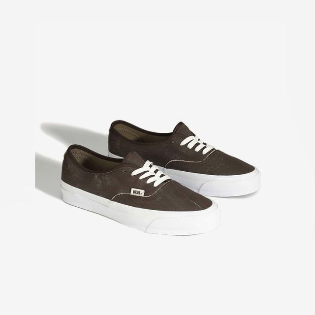 ・VANS Premium｜Authentic 44 Lx Aged Leather/ ヴァンズ/プレミアム オーセンティック ラックス エイジド レザー/チーク #
