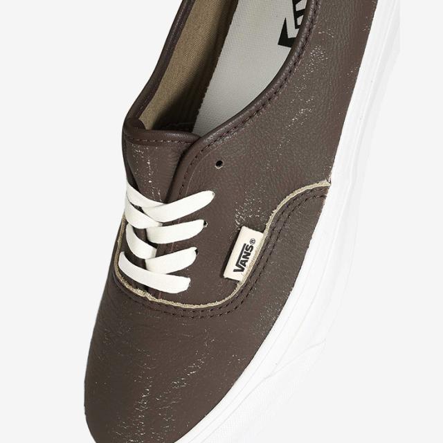 ・VANS Premium｜Authentic 44 Lx Aged Leather/ ヴァンズ/プレミアム オーセンティック ラックス エイジド レザー/チーク #
