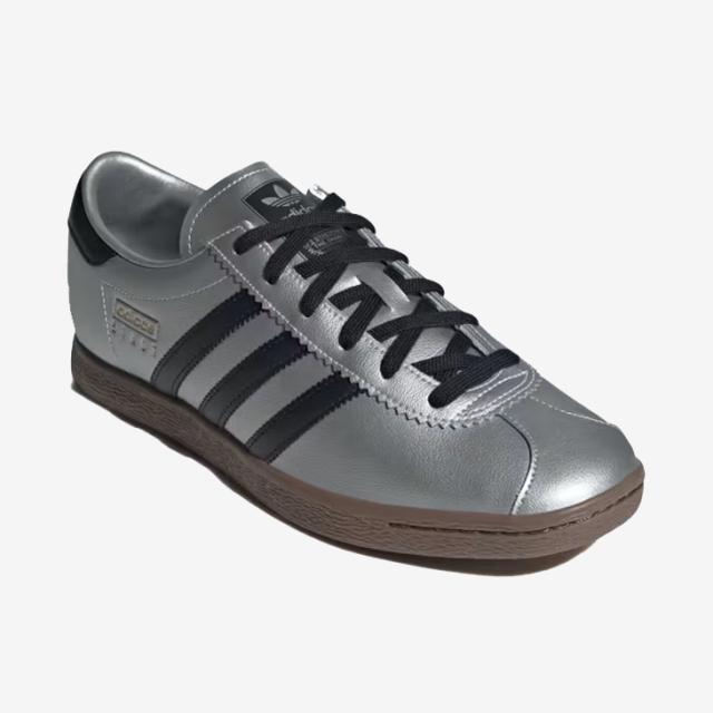 ：ADIDAS Originals｜Stadt Metallic Leather/ アディダス/シュタット レザー/シルバーメタリックｘコアブラック #_2