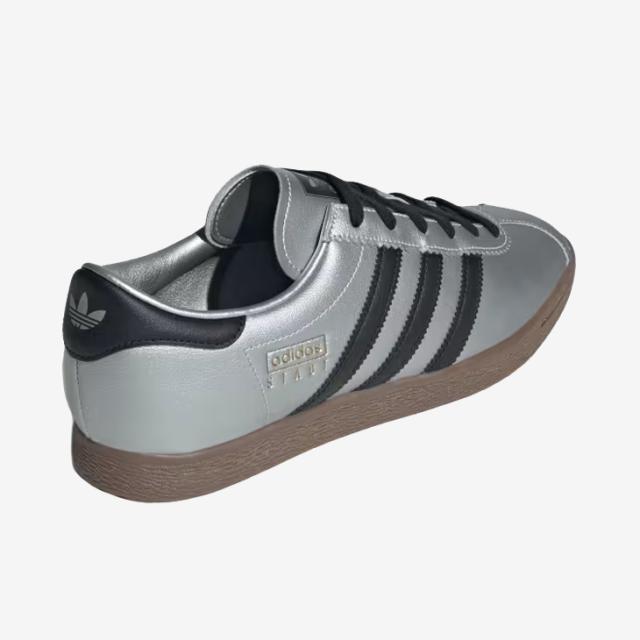：ADIDAS Originals｜Stadt Metallic Leather/ アディダス/シュタット レザー/シルバーメタリックｘコアブラック #_6