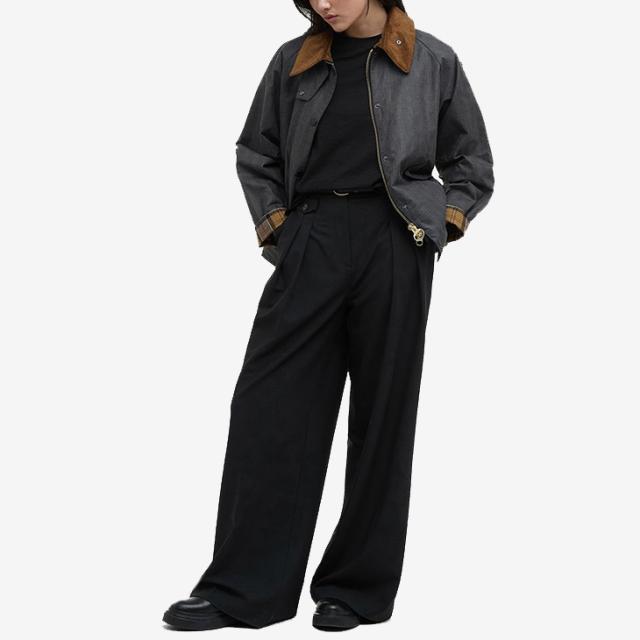 BARBOUR｜W Prince Of Wales Tartan Check Transport Waxed Jacket