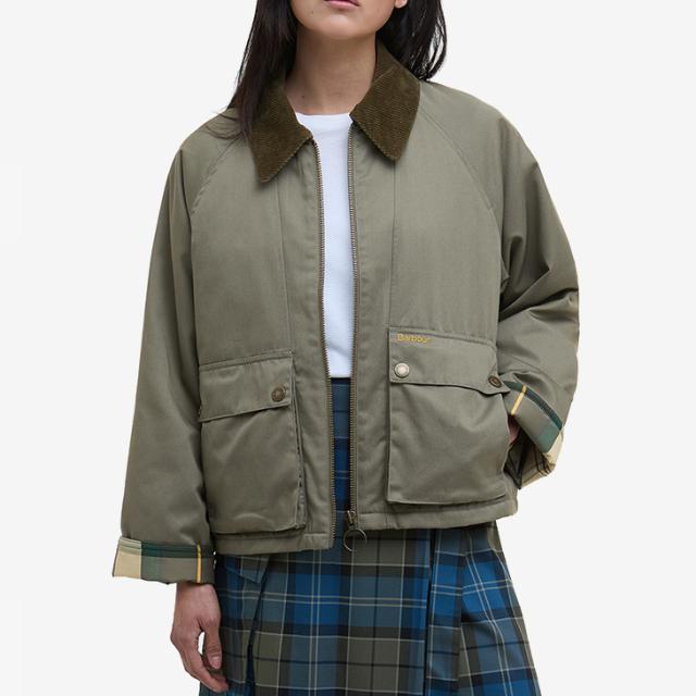 ・BARBOUR｜Winnie Casual Wadded Jacket/ バブアー/ウィニー カジュアル ウォデッド ジャケット/ダスキーカーキ # BARBOUR｜Winnie Casual Wadded Jacket/ バブアー/ウィニー カジュアル