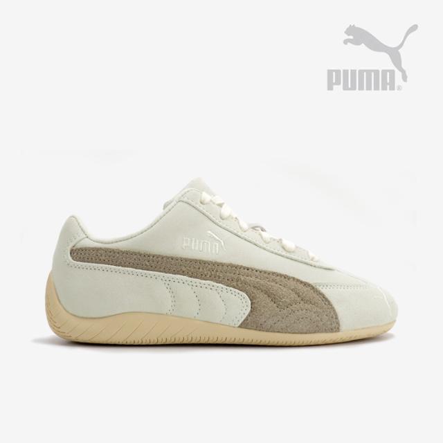 ・PUMA｜W Speedcat Elevated Suede/ プーマ/スピードキャット エレベイテッド スエード/ウォームホワイトｘアイスコーヒー #