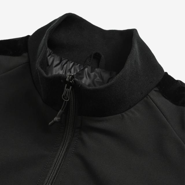：TAION｜Japan Special Track Down Jacket/ タイオン/ジャパン スペシャル トラック ダウン ジャケット/ブラックｘブラック #_3
