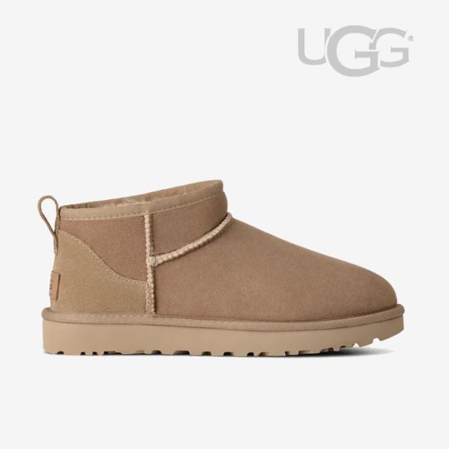 ・UGG｜W Classic Ultra Mini Sheepskin/ アグ/クラシック ウルトラ ミニ シープスキン/サンド #