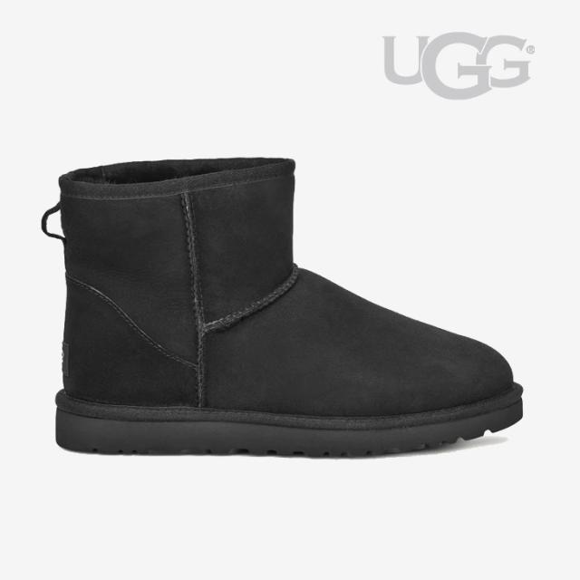 ・UGG｜Classic Mini Sheepskin/ アグ/クラシック ミニ シープスキン/ブラック #