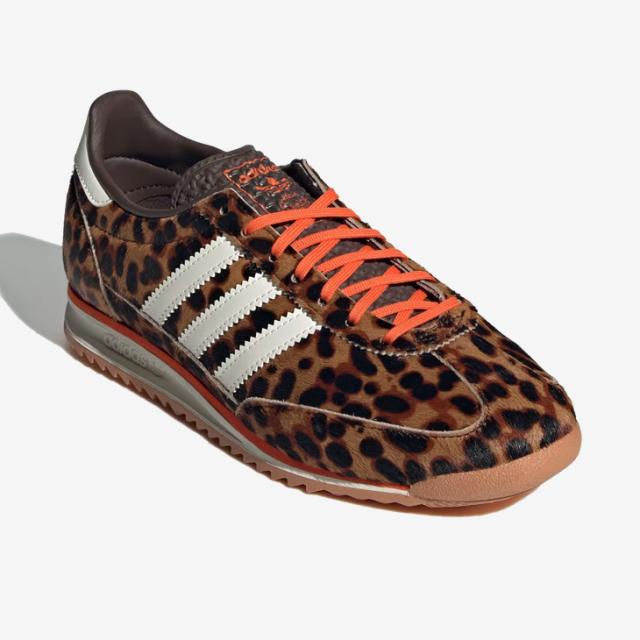 ：ADIDAS Originals｜W SL 72 OG Pony Hair Leopard/ アディダス/SL72 クラシック ランニング オリジナル ポニー ヘアー ハラコ レオパード/ダークブラウンｘオフホワイト #_2