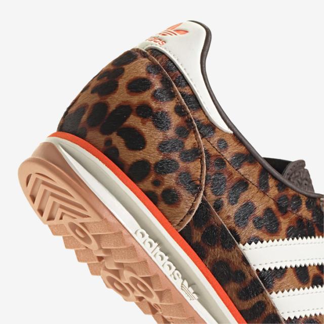 ：ADIDAS Originals｜W SL 72 OG Pony Hair Leopard/ アディダス/SL72 クラシック ランニング オリジナル ポニー ヘアー ハラコ レオパード/ダークブラウンｘオフホワイト #_8