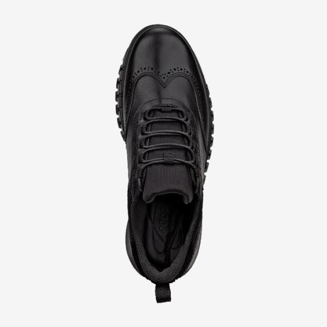 ：ECCO｜Gruuv Studio GTX Gore-Tex Leather/ エコー/グルーヴ スタジオ ゴアテックス レザー/ブラック #_3