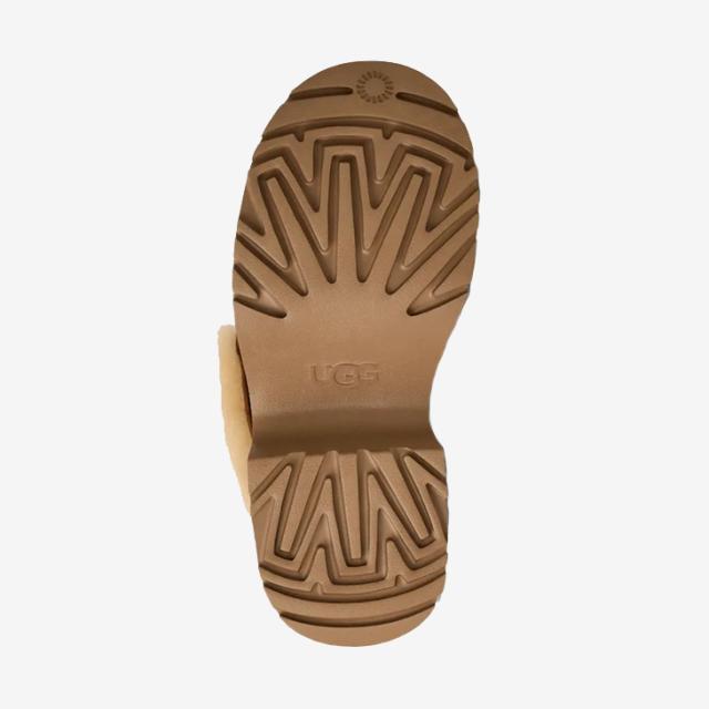 ：UGG｜W Esmee Lace Up Platform Suede Spill-Seam Sheepskin/ アグ/エスミー レースアップ プラットフォーム スエード スピルシーム シープスキン/チェスナット #_4