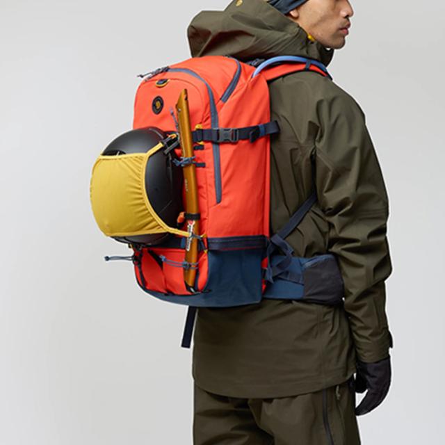 ・FJALLRAVEN｜Bergtagen Touring 30 M-L Backpack/ フェールラーベン/バーグターゲン ツーリング 30 M-L バックパック/フレイムオレンジｘマウンテンブルー #_4