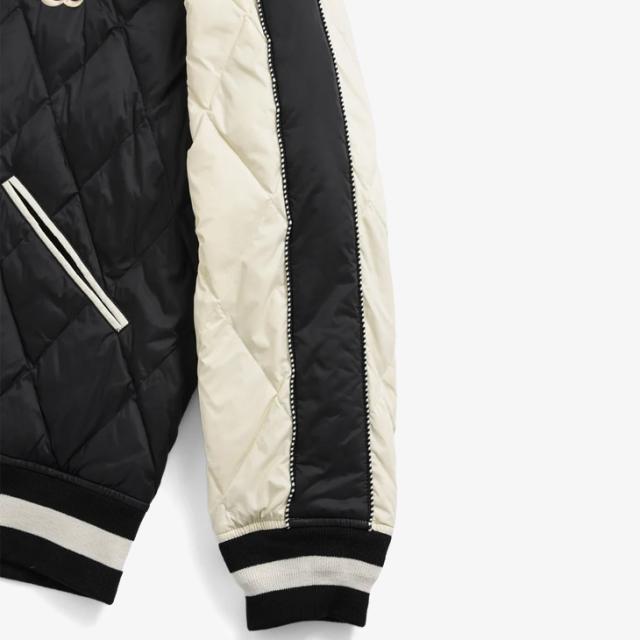 ・TAION｜Japan Spacial Reversible Skajan Down Jacket Velour/ タイオン/ジャパン スペシャル リバーシブル スカジャン ダウン ジャケット ベロア/ブラックｘブラック #_10