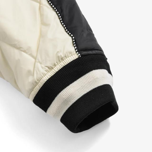 ・TAION｜Japan Spacial Reversible Skajan Down Jacket Velour/ タイオン/ジャパン スペシャル リバーシブル スカジャン ダウン ジャケット ベロア/ブラックｘブラック #_11