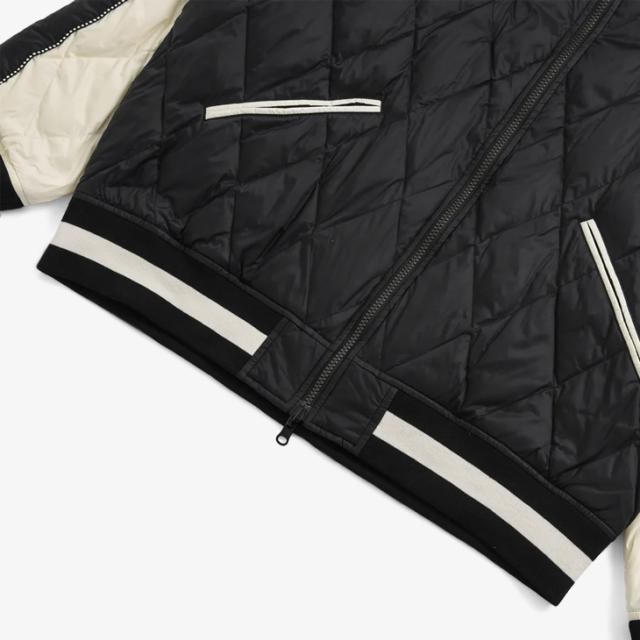 ・TAION｜Japan Spacial Reversible Skajan Down Jacket Velour/ タイオン/ジャパン スペシャル リバーシブル スカジャン ダウン ジャケット ベロア/ブラックｘブラック #_12