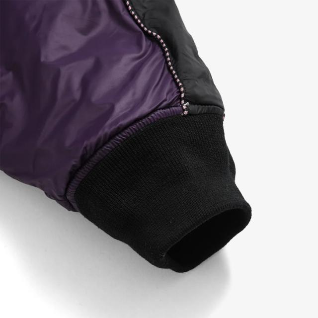 ・TAION｜Japan Spacial Reversible Skajan Down Jacket Velour/ タイオン/ジャパン スペシャル リバーシブル スカジャン ダウン ジャケット ベロア/ブラックｘブラック #_7