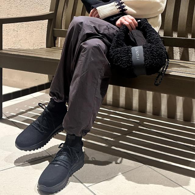 HUNTER｜W Boucle Mini Crossbody Faux Fur/ ハンター/ブークレ ミニ