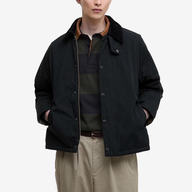 ：BARBOUR｜Transport Padded Jacket/ バブアー/トランスポート パデッド ジャケット/ブラック #_4