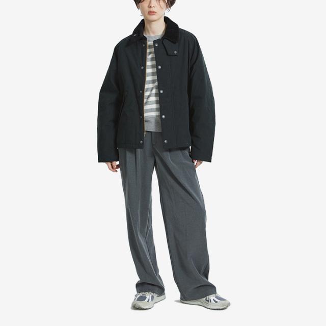 ：BARBOUR｜Transport Padded Jacket/ バブアー/トランスポート パデッド ジャケット/ブラック #_6