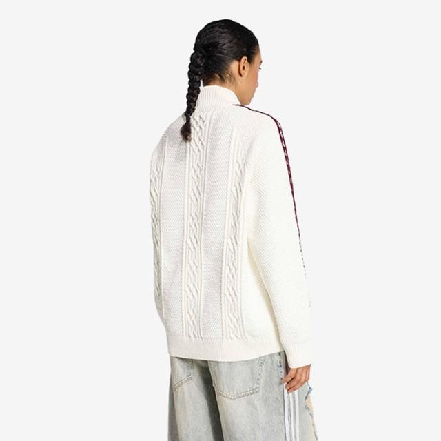 ：ADIDAS Originals｜W Archive Cut Line Knit Track Top Stripe/ アディダス/アーカイブ カット ライン ニット トラック トップ ストライプ/オフホワイト #_2