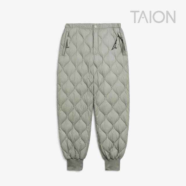 ・TAION｜W Military Down Pants Soft Shell/ タイオン/ミリタリー ダウン パンツ ソフト シェル/ダークセージグリーン #