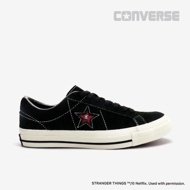 ｀CONVERSE｜ｘStranger Things 5 One Star Suede Demogorgon/ コンバース/ストレンジャー シングス 5 ワン スター スエード デモゴルゴン/ブラック #