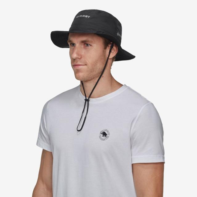 ：MAMMUT｜Climate Gore-Tex Hat AF/ マムート/クライメート ゴアテックス ハット アジアンフィット/ブラック #_1