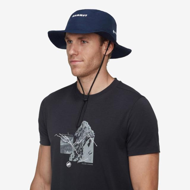 ：MAMMUT｜Climate Gore-Tex Hat AF/ マムート/クライメート ゴアテックス ハット アジアンフィット/マリン #_1
