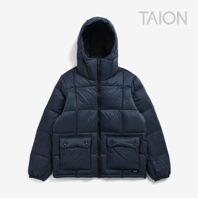 ・TAION｜Mountain Packable Volume Down Parka Ripstop/ タイオン/マウンテン パッカブル ボリューム ダウン パーカー リップストップ/ダークネイビー #
