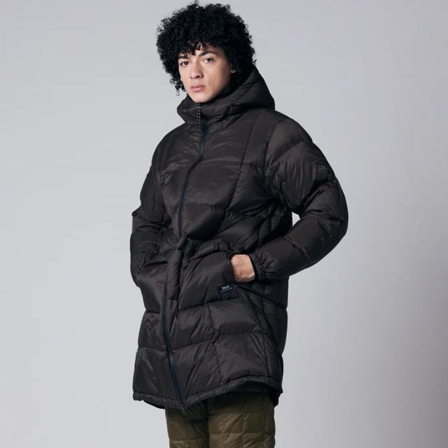TAION｜Mountain Packable Volume Hood Down Coat Long/ タイオン 