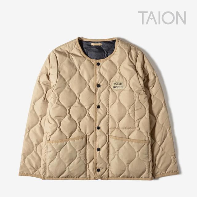 ・TAION｜ｘGripswany Millitary Reversible Down Jacket Ripstop/ タイオン/グリップスワニー リバーシブル ダウン ジャケット リップストップ/コヨーテ #