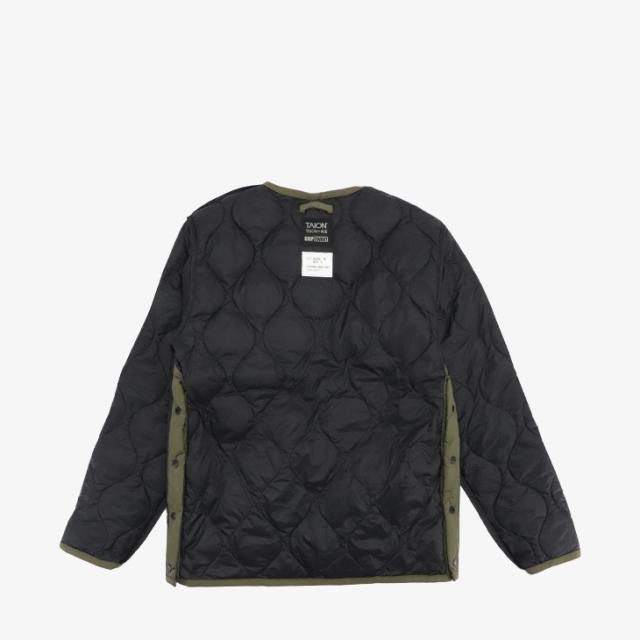 ・TAION｜ｘGripswany Millitary Reversible Down Jacket Ripstop/ タイオン/グリップスワニー リバーシブル ダウン ジャケット リップストップ/ダークオリーブｘブラック #_3