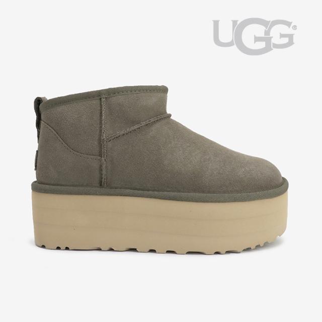 ・UGG｜W Classic Ultra Mini Platform Suede/ アグ/クラシック ウルトラ ミニ プラットフォーム スエード/ドライドオレガノ #