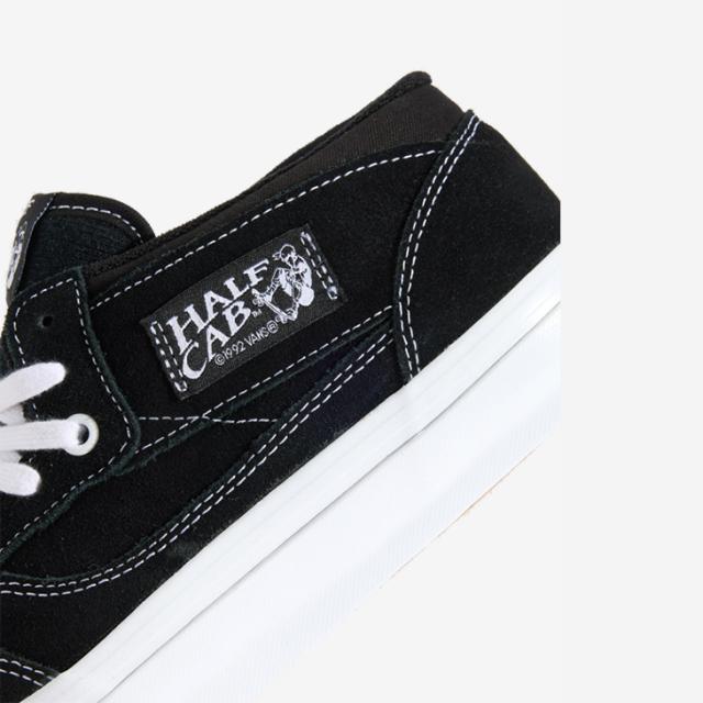 ・VANS Premium｜Half Cab Reissue 33 Lx Suede/ ヴァンズ/プレミアム ハーフ キャブ リイシュー 33 LX ラックス スエード/ブラックｘホワイト #