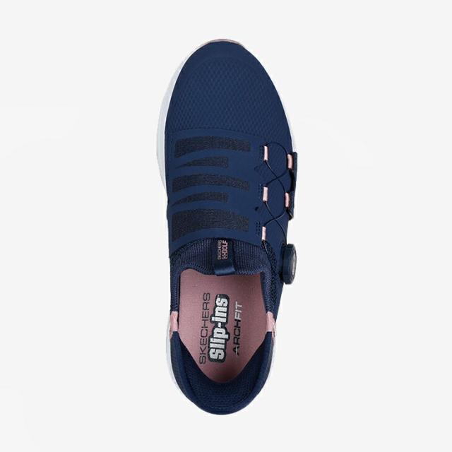 ：SKECHERS｜W Slip-Ins Go Golf Elite 5/ スケッチャーズ/スリップインズ ゴー ゴルフ エリート/ネイビーｘピンク #_3