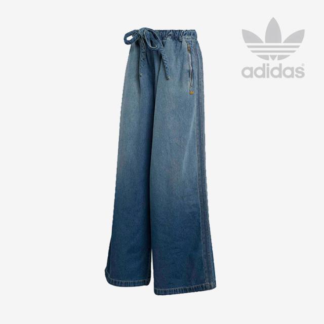 ・ADIDAS Originals｜Track Pants Denim Drawcord Easy Loose Fit/ アディダス/トラック パンツ デニム ドローコード イージー ルーズ フィット/ミィディアムヴィンテージデニム # 15,444円