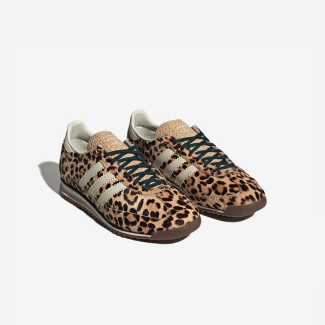 ADIDAS Originals｜W SL72 OG Suede Pony Hair Leopard/ アディダス