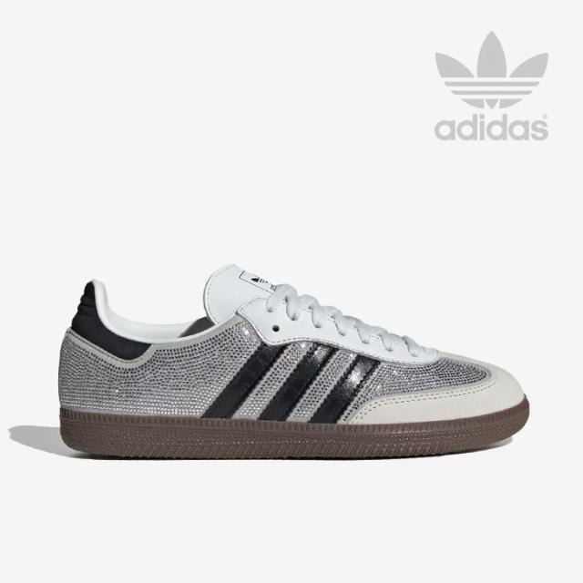 ・ADIDAS Originals｜W Samba OG Rhinestone/ アディダス/サンバ OG オリジナル ラインストーン/クリスタルホワイトｘコアホワイト #